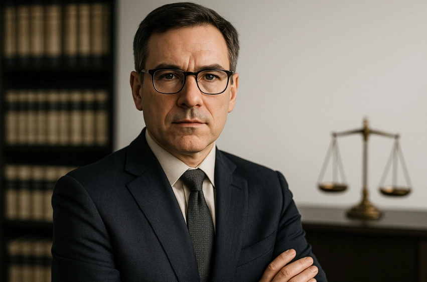 Portrait of Michael C. Bixby, attorney